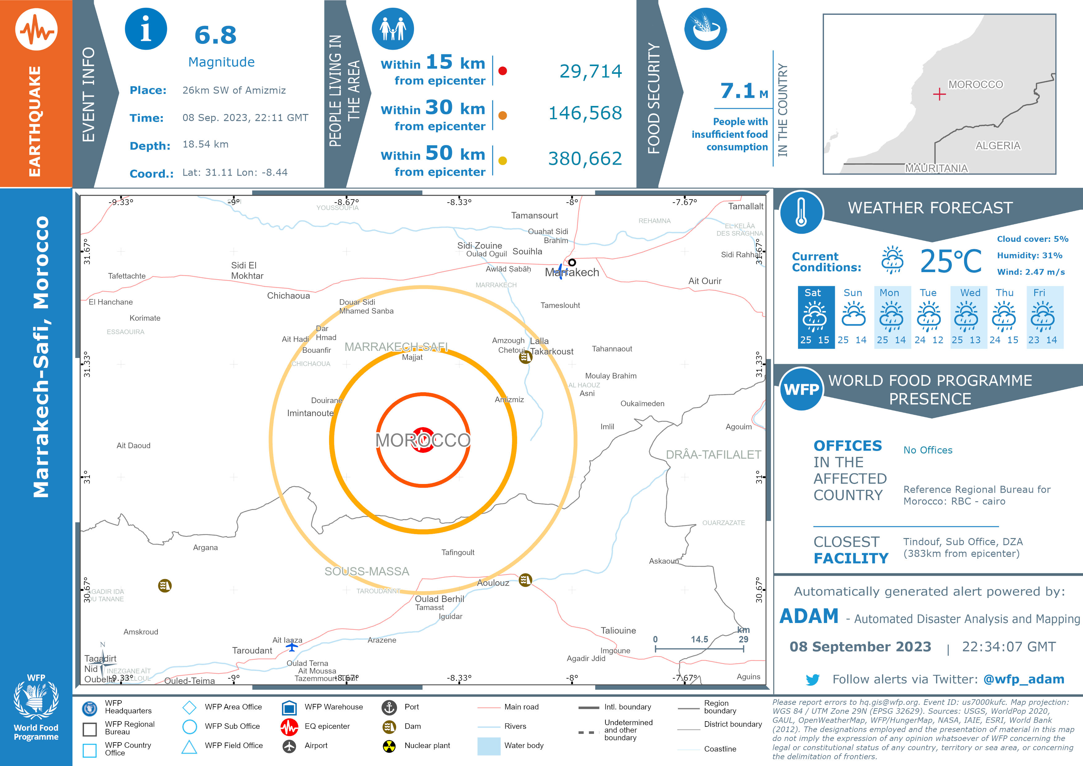 Earthquake Marrakesh Safi Morocco 08 September 2023 Morocco Earthquake Marrakesh Safi Morocco 08 September 2023 Morocco
