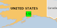 Green earthquake (Magnitude 5.55M, Depth:70.3664627075195km) in United States 27/11/2025 17:11 UTC, 460 thousand in 100km.