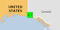 Green earthquake (Magnitude 4.7M, Depth:4.335km) in United States 10/12/2025 11:28 UTC, Few people affected in MMI&>=III.