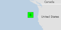 Green earthquake (Magnitude 6M, Depth:10km) in Off Coast Of Oregon 16/01/2026 03:25 UTC, [unknown].