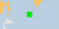 Green earthquake (Magnitude 5M, Depth:43.507km) in Russia 17/03/2026 14:32 UTC, Few people affected in 100km.
