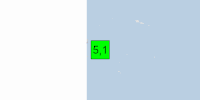 Green earthquake (Magnitude 5.1M, Depth:586.653km) in Fiji 07/05/2026 11:48 UTC, 2 thousand in 100km.