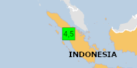 Green earthquake (Magnitude 4.5M, Depth:170.419km) in Indonesia 29/05/2026 08:54 UTC, 2.5 million in 100km.
