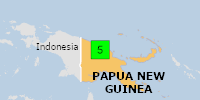 Green earthquake (Magnitude 5M, Depth:134.025km) in Papua New Guinea 13/08/2026 12:44 UTC, 290 thousand in 100km.