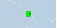 Green earthquake (Magnitude 5.8M, Depth:10km) in Vanuatu Islands 24/10/2026 04:12 UTC, [unknown].