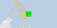 Green earthquake (Magnitude 5.7M, Depth:10km) in Philippines 29/10/2026 03:19 UTC, [unknown].