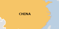 Green flood alert in China
