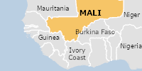 Green flood alert in Mali