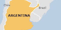 Green flood alert in Argentina