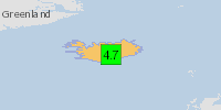 Green earthquake alert (Magnitude 4.7M, Depth:10km) in Iceland 28/05/2022 08:06 UTC, 3 thousand in 100km.