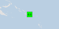 Green earthquake alert (Magnitude 4.6M, Depth:9.234km) in Solomon Islands 30/11/2022 12:32 UTC, 60 thousand in 100km.