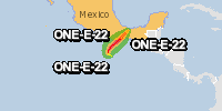 Orange alert for tropical cyclone ONE-E-22. Population affected by Category 1 (120 km/h) wind speeds or higher is 0.518 million .